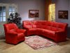 Красный диван в интерьере, фото