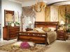 Спальня, оформленная в коричневом цвете