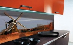 Декоративные панели из стекла для кухни