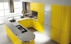 Желтая кухня – радость в доме и отличное настроение!