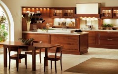 Коричневые кухни — секреты выбора мебели и отделки