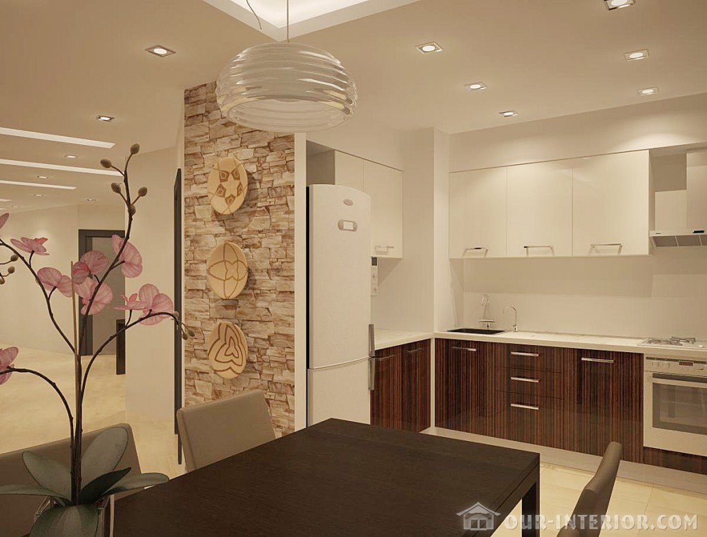 Ремонт в 2015 году. Интерьер кухни в квартире. Красивые стены на кухне. Современная отделка стен на кухне. Отделка кухни в квартире.