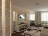 Интерьер гостиной размером 17 кв. м., фото