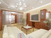 Интерьер гостиной размером 18 кв. м., фото