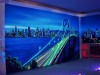 Новинка в дизайне интерьера - роспись стен самосветящейся краской